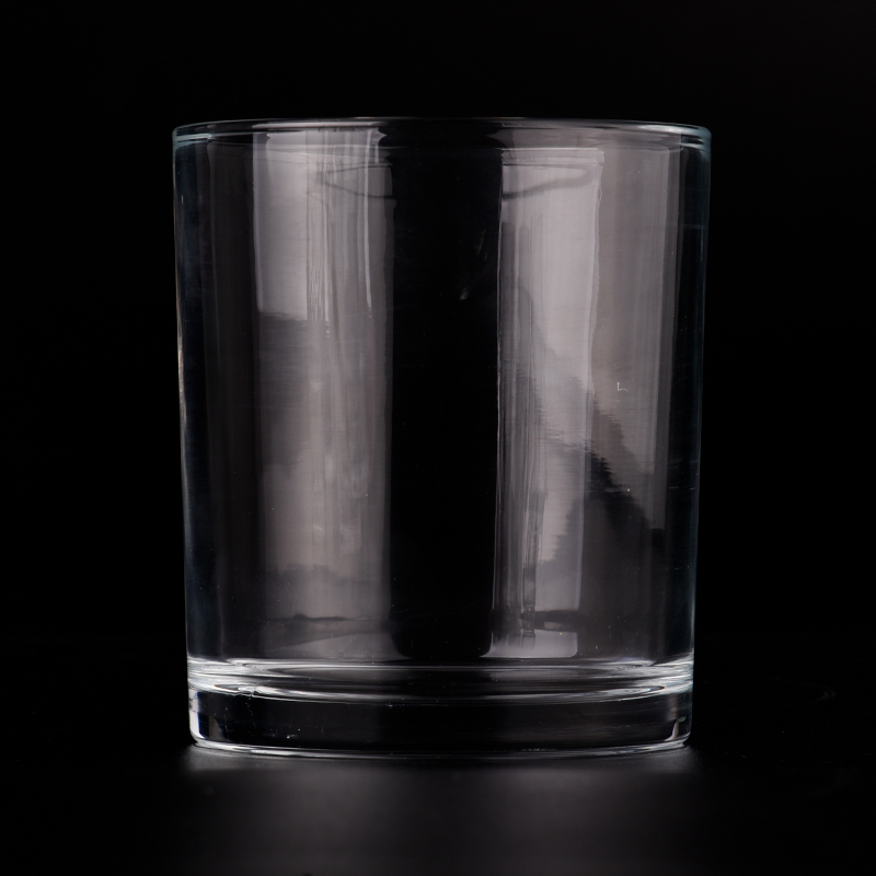 Jarras de vela de vidrio únicas jarras de vidrio transparente