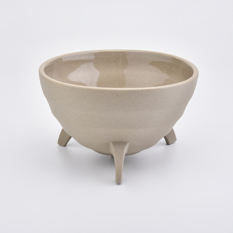 Vela de cerámica de forma única para fragancia casera