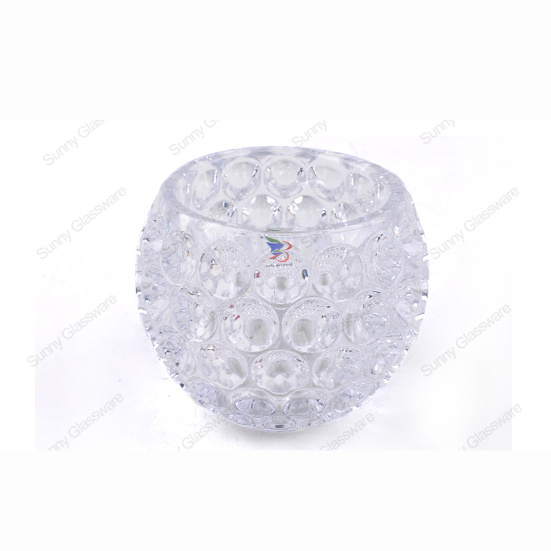 Wedding decoration crystal glass candle holder