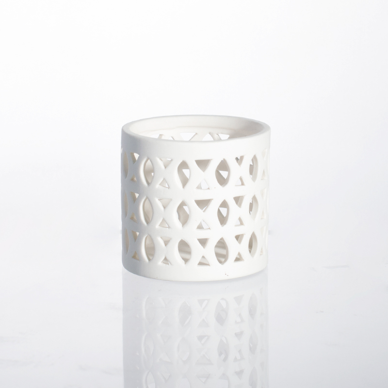 White new style handmade candle holder
