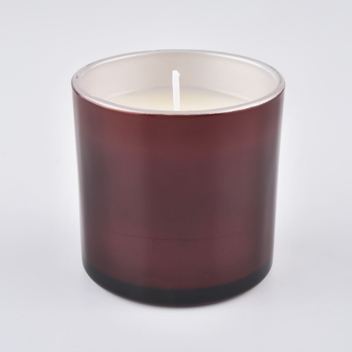 Wholesale 500ml Red Glass Candle Container
