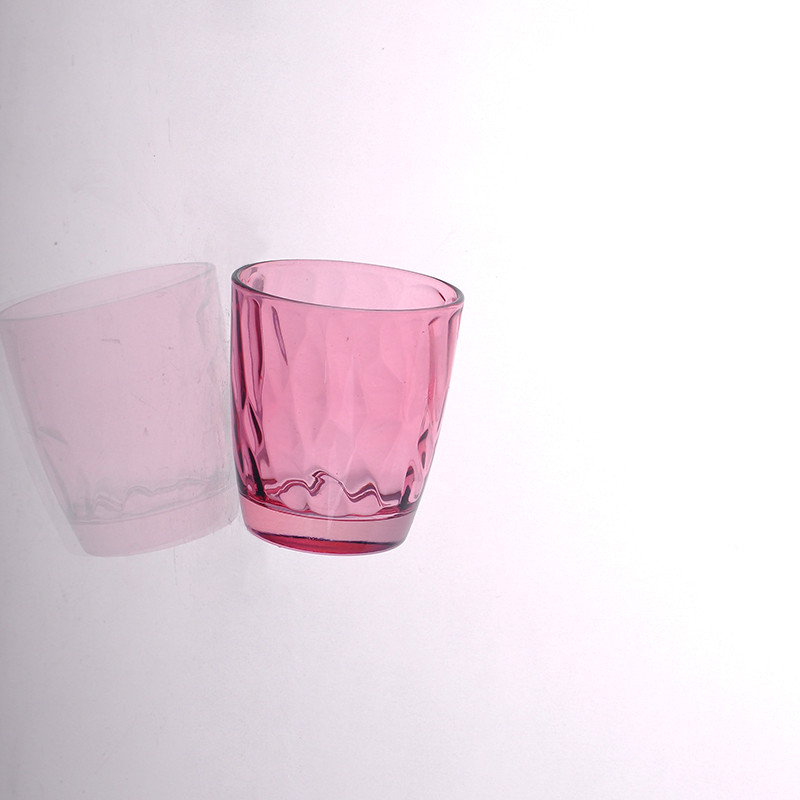 رذاذ الجملة الملونة الزجاج كأس عصير منحنية