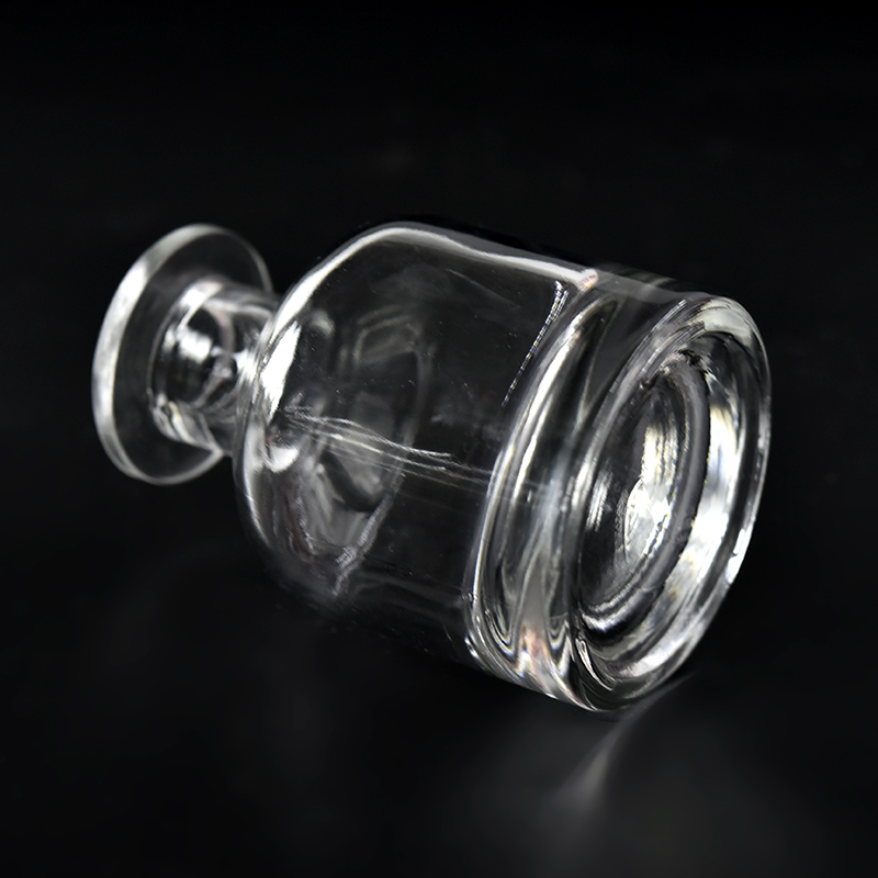 Garrafa de perfume de vidro transparente por atacado 150ml