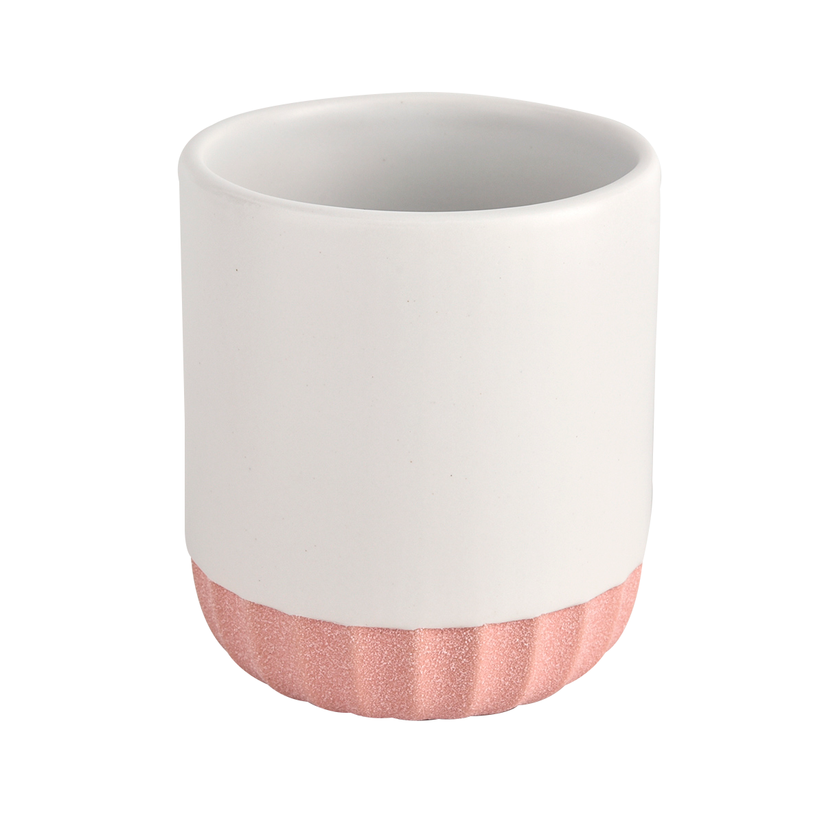 批发许愿空陶瓷蜡烛罐与盖子蜡烛制作