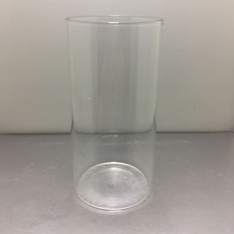 Wholesale borosilicate cylinder wax jar glass candle containers