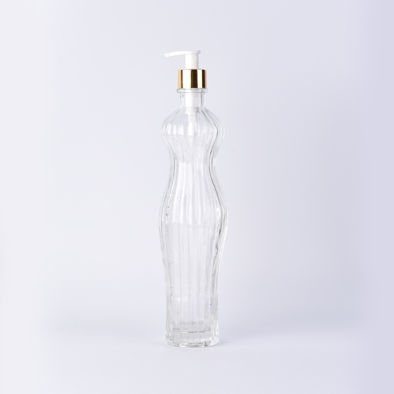 Wholesale white glass perfume bottle