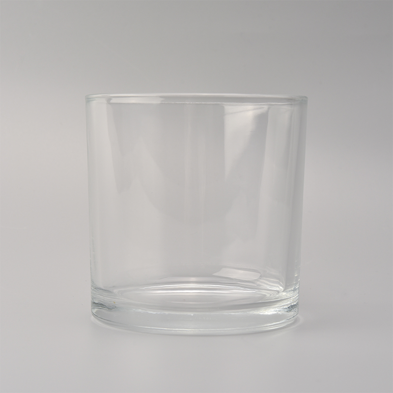 批发15oz玻璃蜡烛罐自定义标志颜色可用