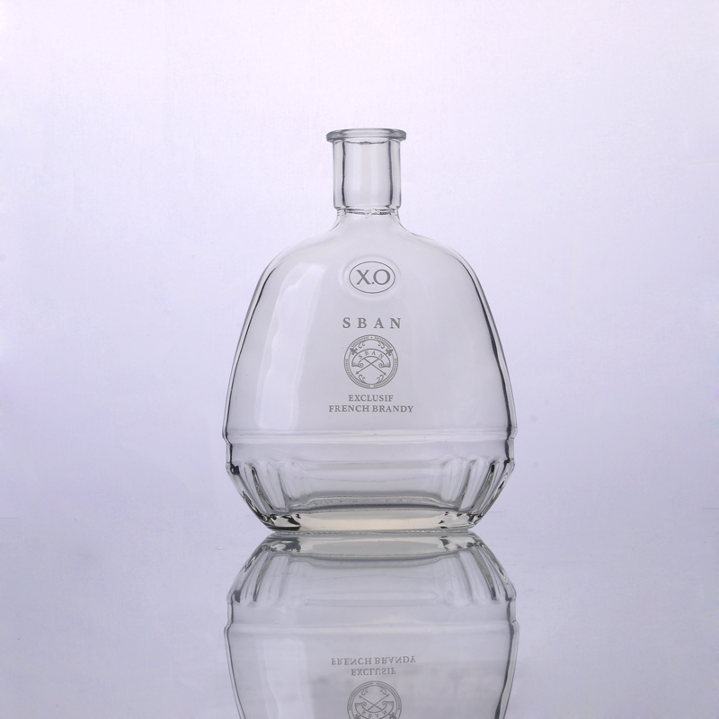 XO glass bottle