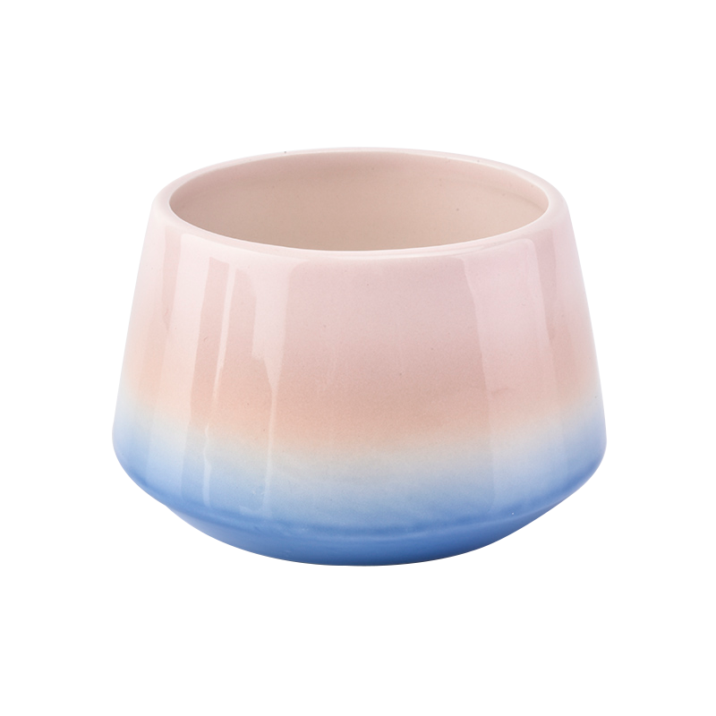 barattolo di candela in ceramica a forma di campana per la decorazione domestica