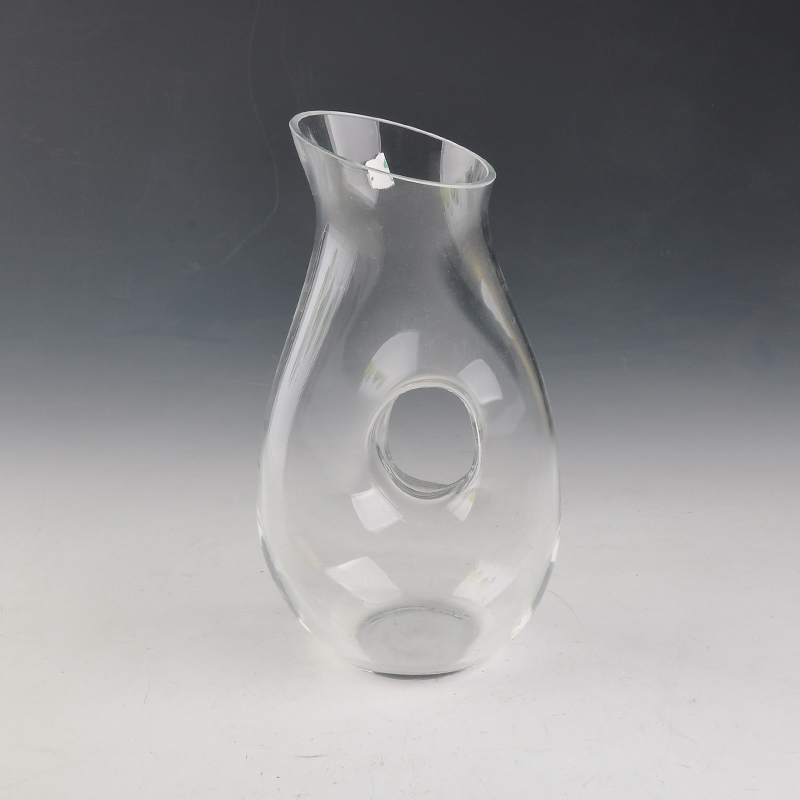 circle clear glass decanters