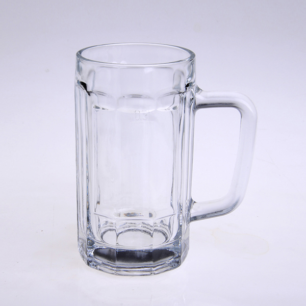 clear beer mug with 450ml