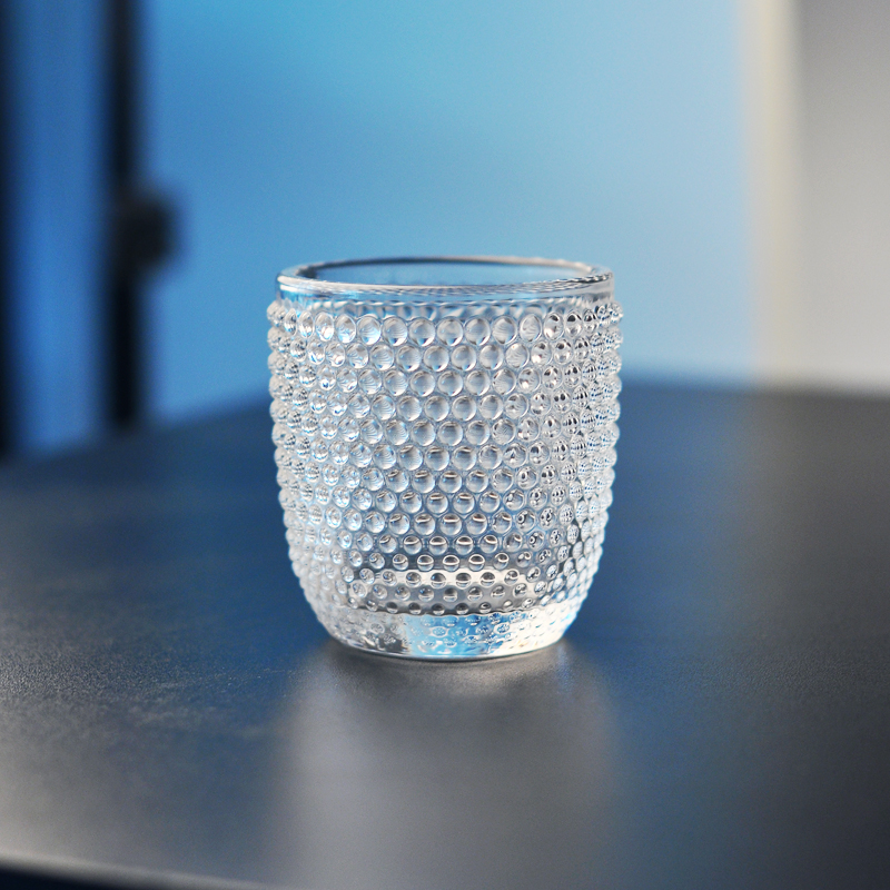 clear candle holder glass