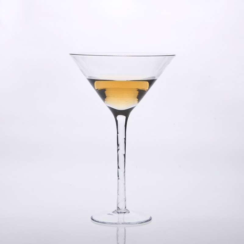 trasparente in vetro martini