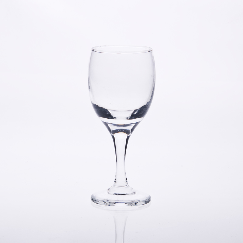 clear red  wine glass