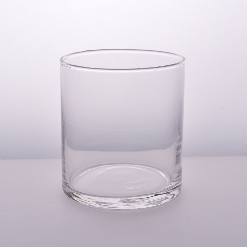pemegang lilin kaca lurus yang jelas dari Glassware Cerah