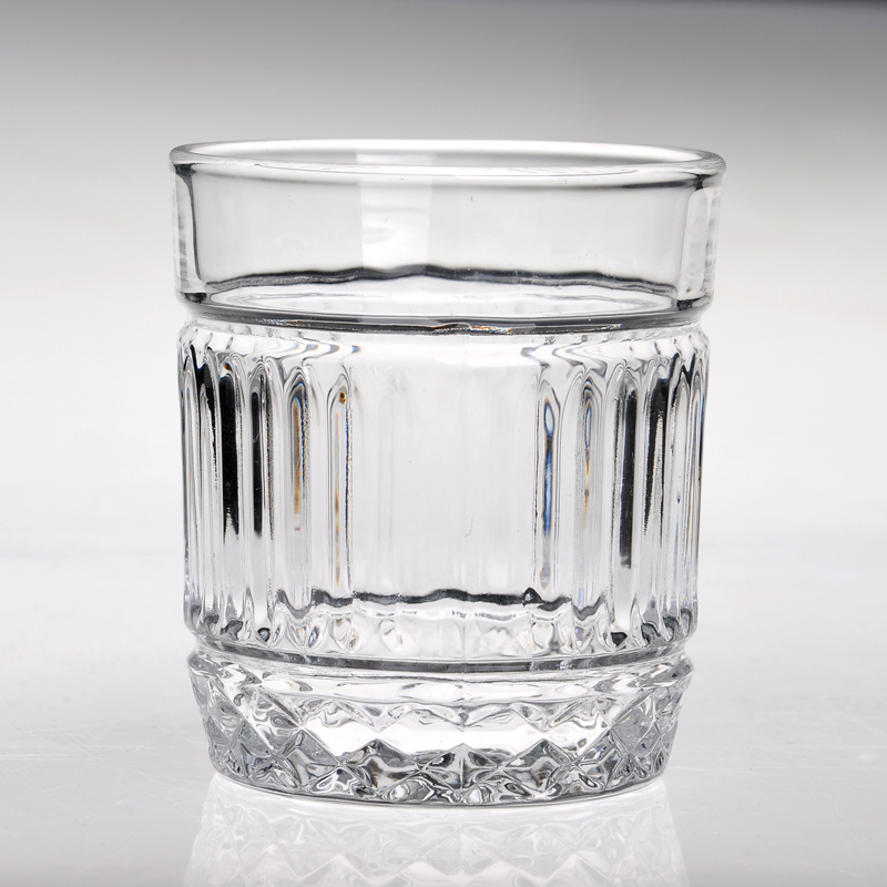 clear stemless shot glass