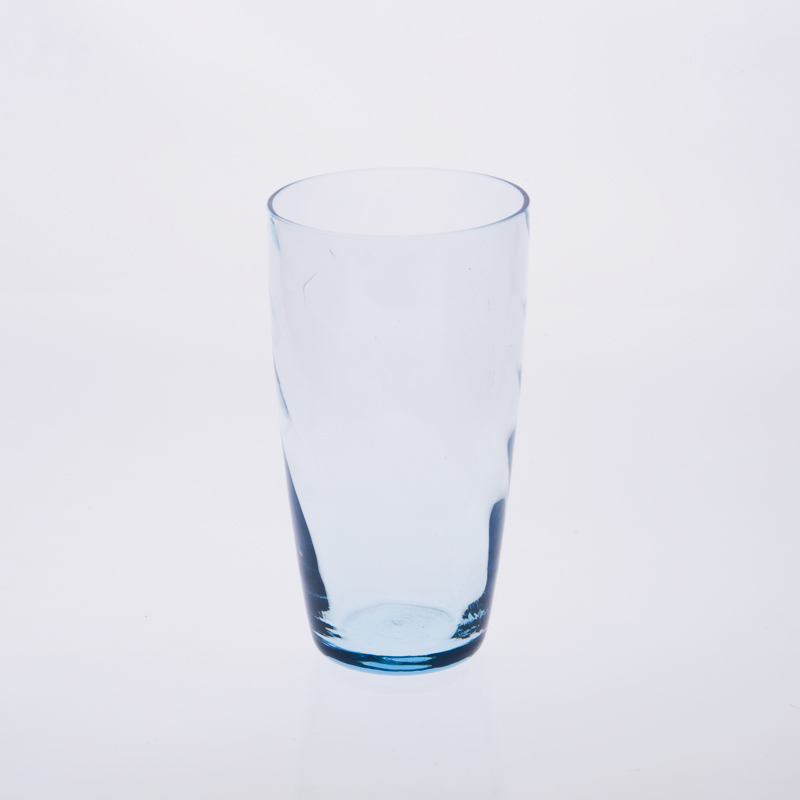 colored drinking glass