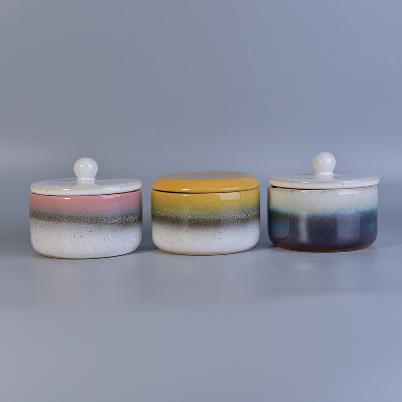 Jar grossista de cerâmica colorida