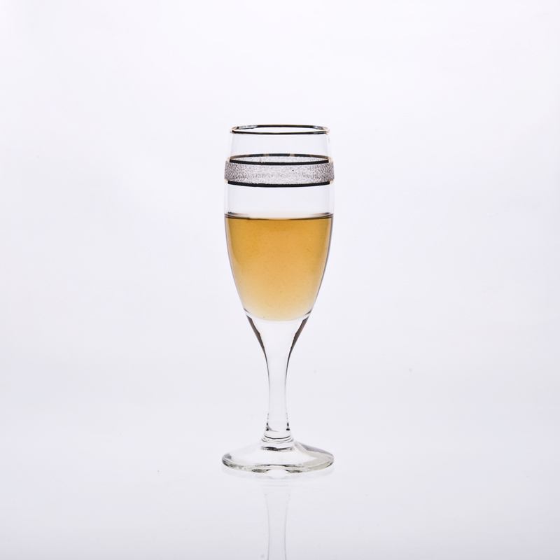 crystal champagne glass