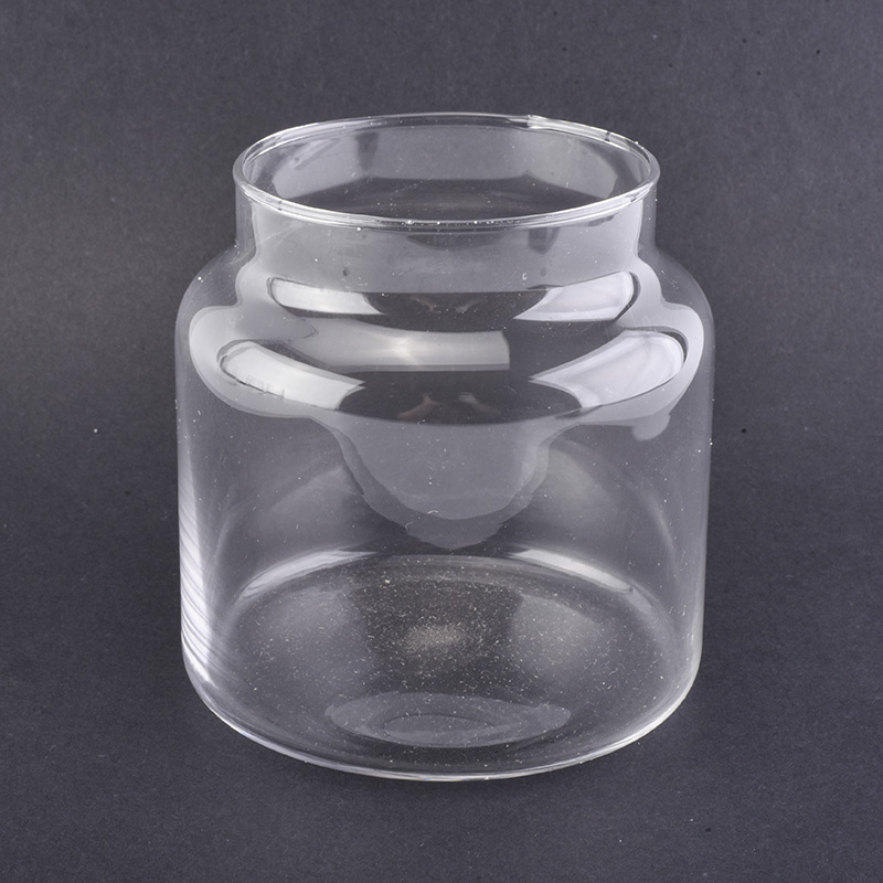 castiçais de vidro personalizados da boca 13oz de sopro