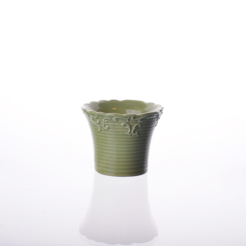 titular de la vela de cerámica decorativa