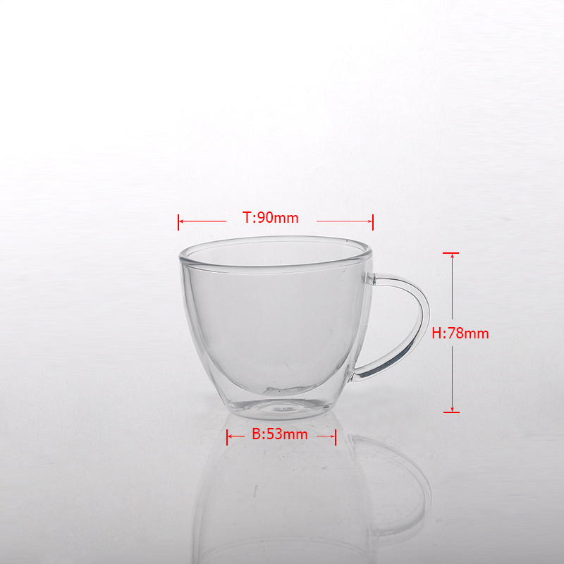 double wall juice soft drinking cup borosilicate supplier
