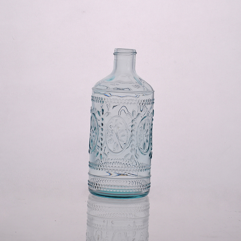 botellas de vidrio fragancia vacío