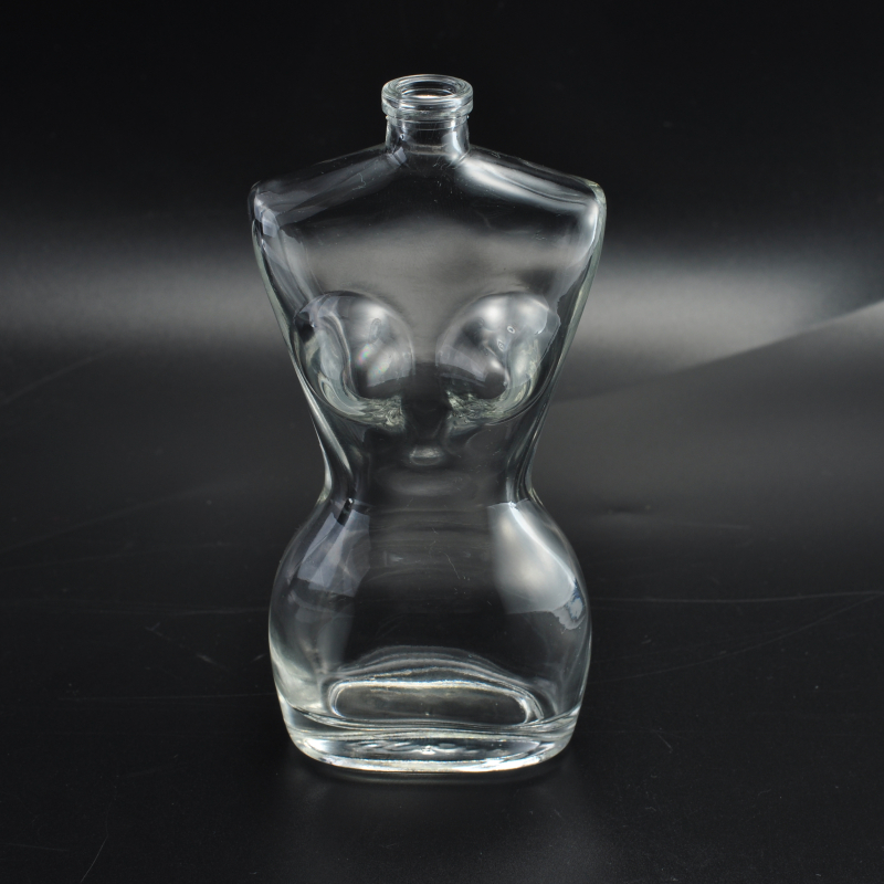 FL. oz 2,8/81 ml Perfume claro Bottlel desnudo figura Belle vidrio