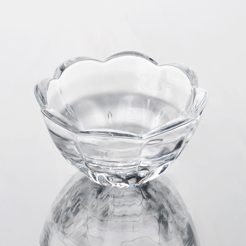 flor tazón de vidrio forma