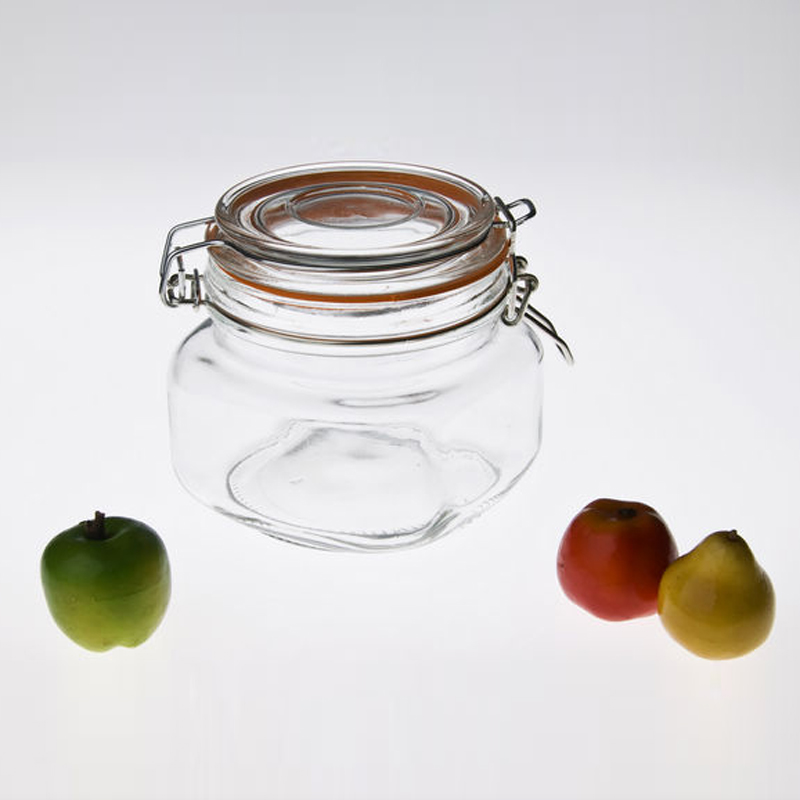 glass storage jars
