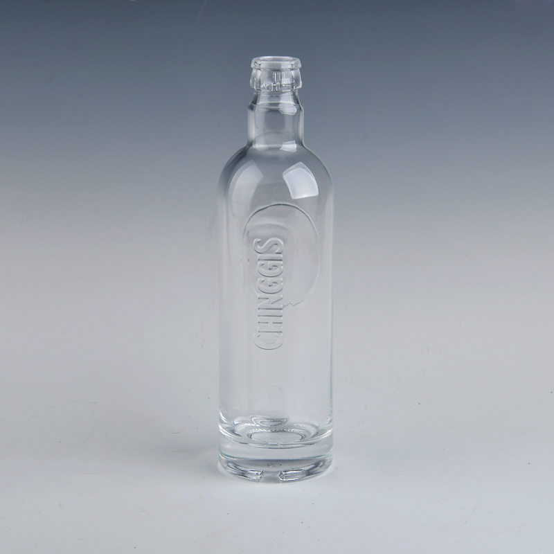 garrafa de uísque de vidro