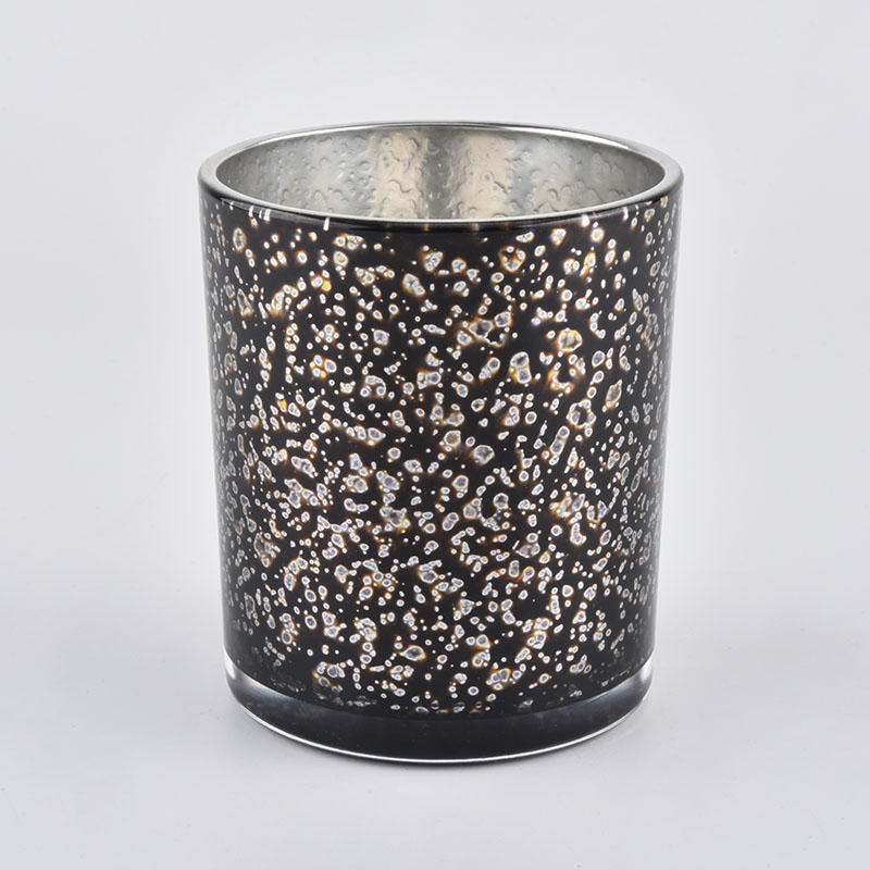shaded print glass candle holders for home fragrance