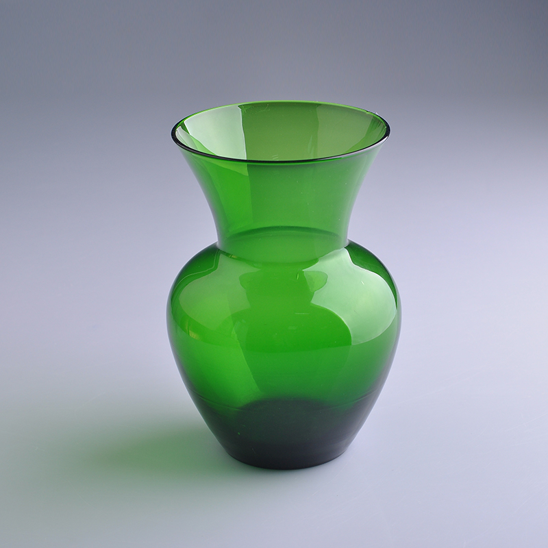 green glass water jug