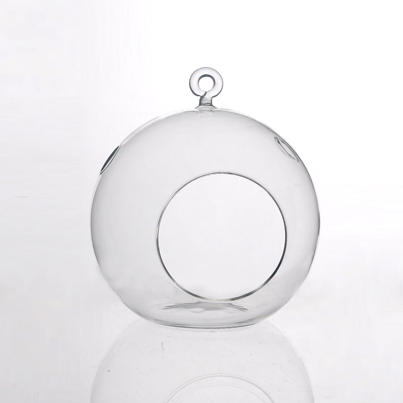 pendaison de verre porte-bougie votive résistant à la chaleur
