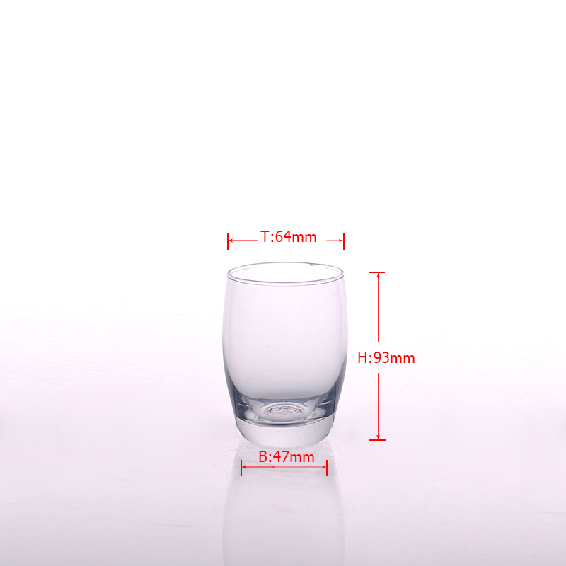 heavy bottom drinking glass