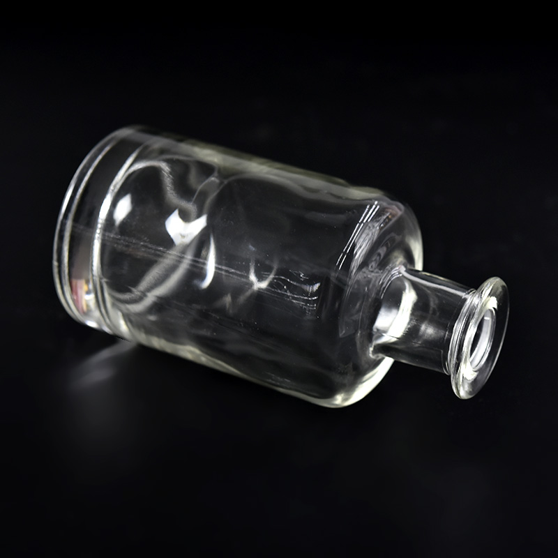 家の装飾透明なガラス瓶香水エッセンシャルオイルリードディフューザーサプライヤー