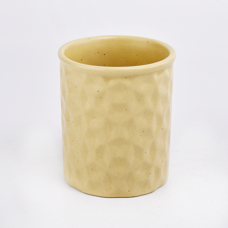 Dekor Dom Honey Honeycomb Expossed Ceramic Candle Holder