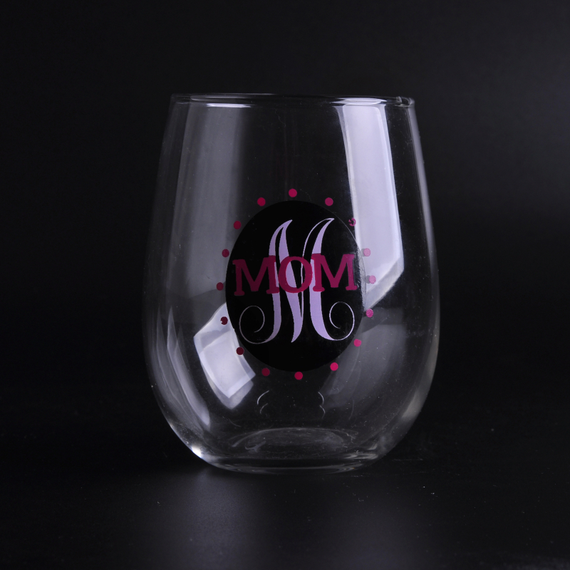 Logo-Mode-Maschine Weinglas stammlose geblasen