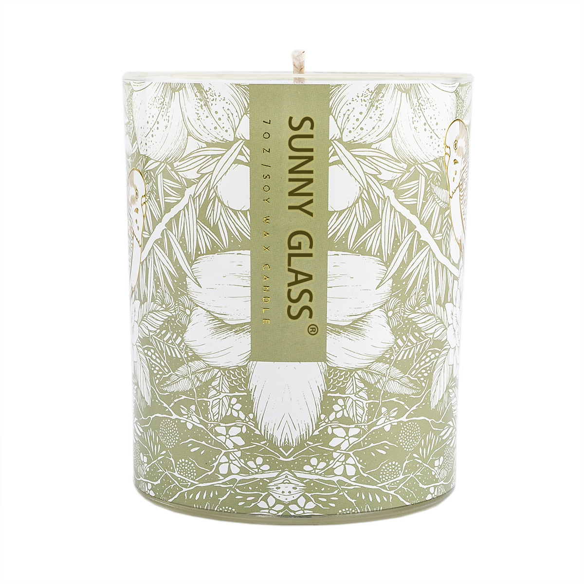 luxury pattern glass scented soy candle jars wholesale