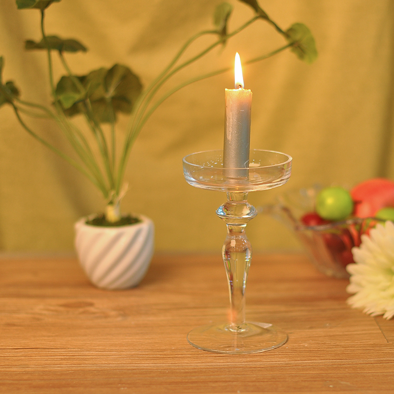 2016 szkło kryształowe świecznik na stole wystrój