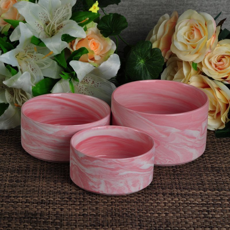marble effect ceramic candle holders candle jar