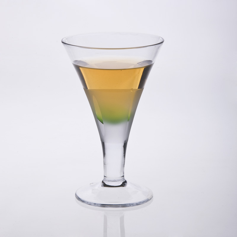 Crystal Martini Glass Pengeksport berisi Glass