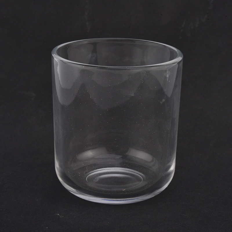 frasco de vela de vidro simples de 10 oz
