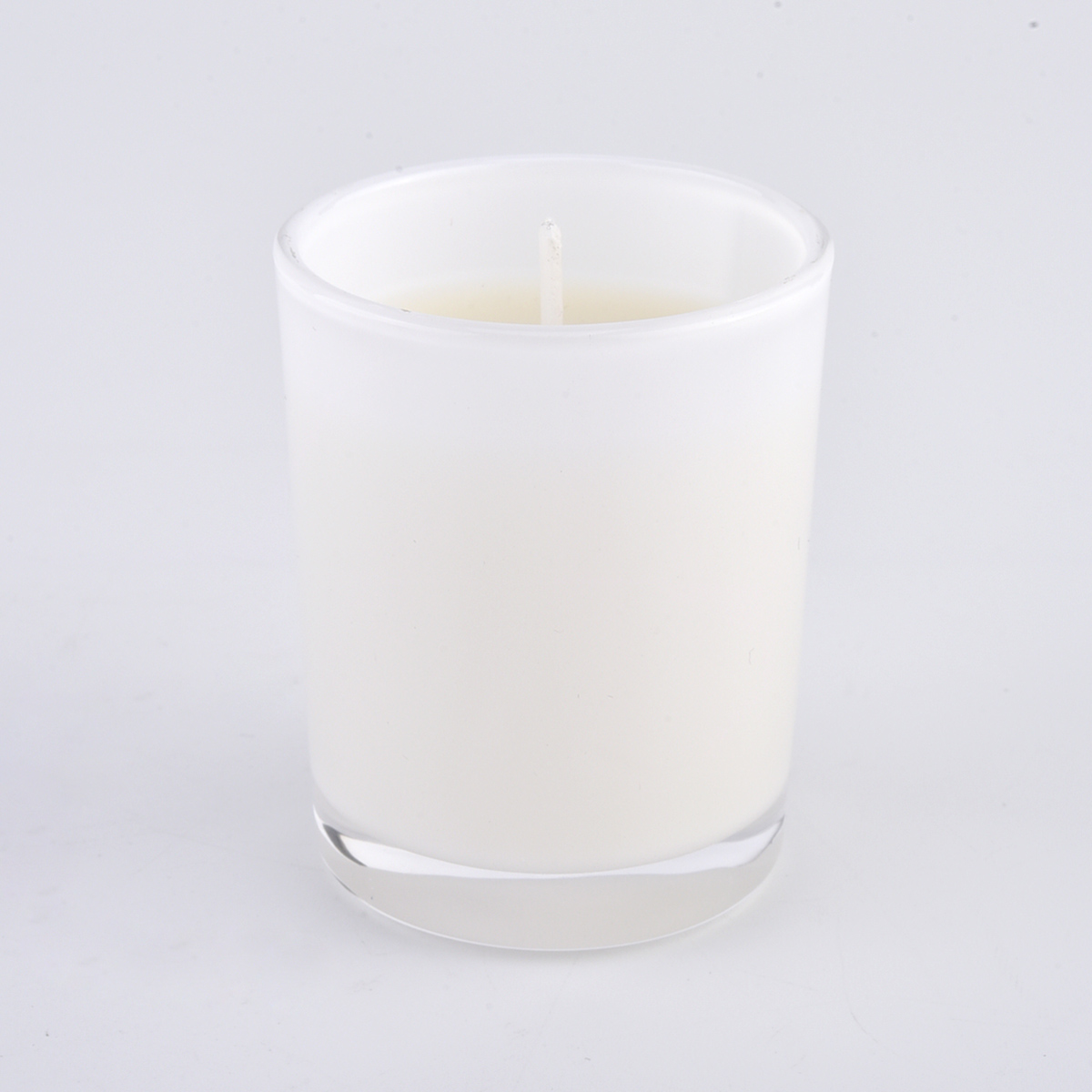 Popular Cylinder Glass Lilin Jar Custom Warna