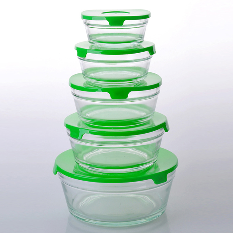 pyrex glass bowls set of 5