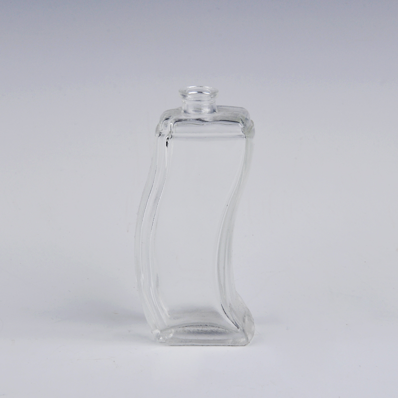 rotate glass perfume bottle