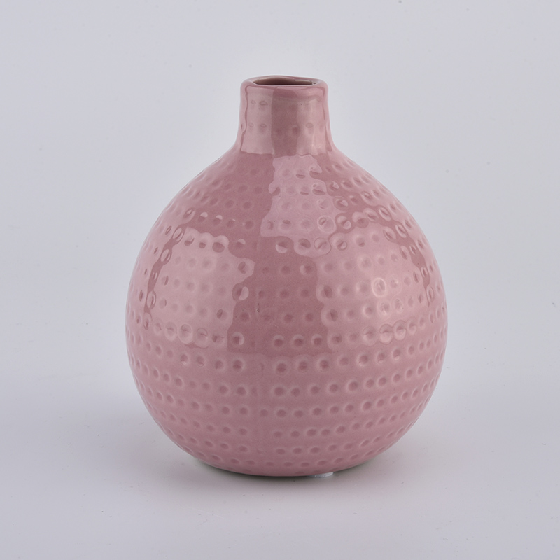 round ball shape 18oz ceramic diffuser jar