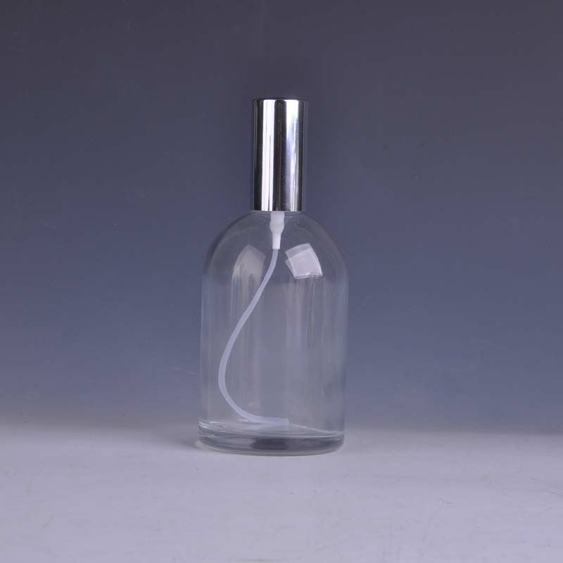 botella de perfume de cristal redonda con 180ml