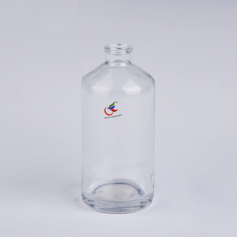 forma redonda botella de perfume de cristal