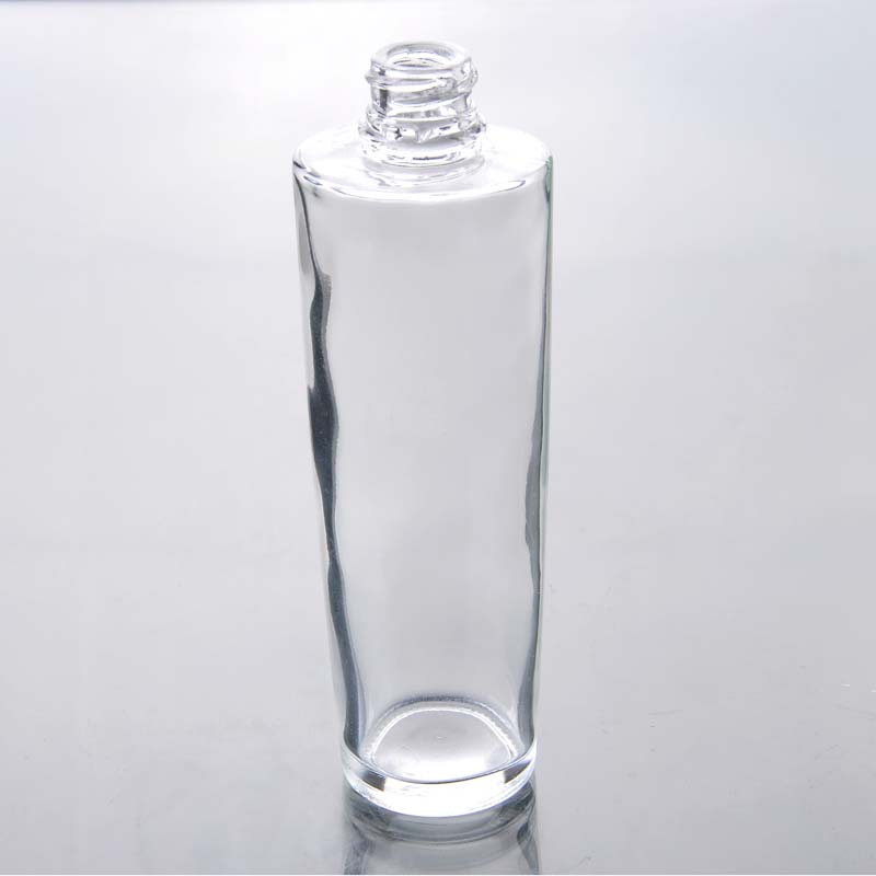 botellas de perfume de cristal de la forma redonda